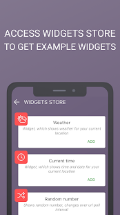ANY WIDGET - your own mobile dashboard