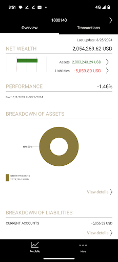 Android application NBK Suisse screenshort