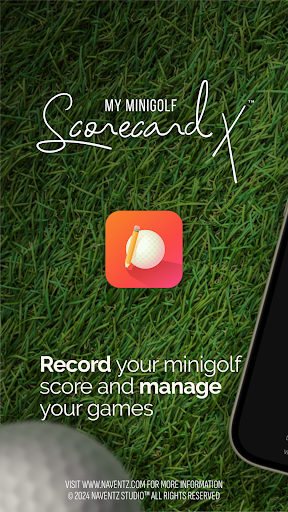 Android application My Minigolf Scorecard X screenshort