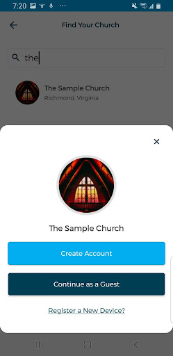 ChurchPoint Screen 2