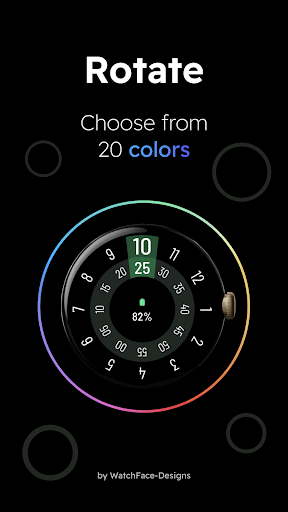 Rotate - Digital Watch Face Screen 2