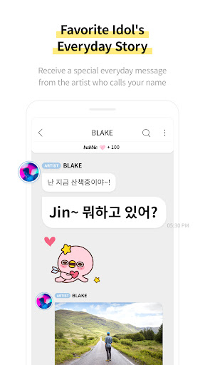 Screenshot of bubble for BLISSOO