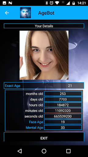How old am I? Face age app Screen 2
