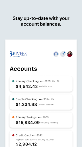 3Rivers Mobile Banking Screen 3
