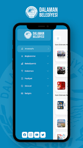 Android application Dalaman Belediyesi screenshort