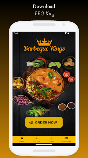 Android application BBQ King Coatbridge screenshort