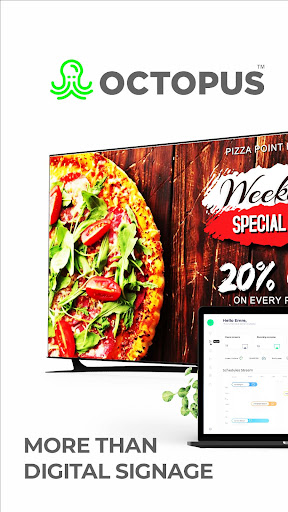 Android application Octopus Smart Signage screenshort