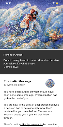 Agape App Screen 2