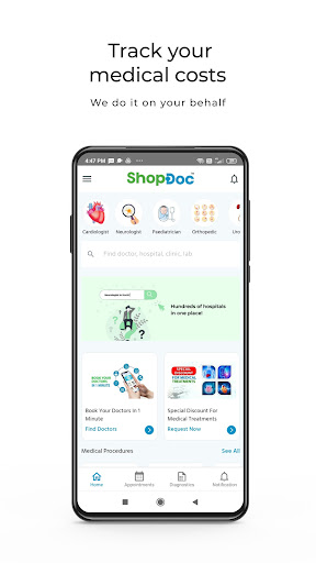 Android application ShopDoc for Patients screenshort