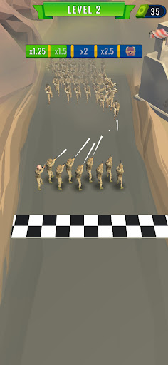 Gun Masters Merge Army and Run