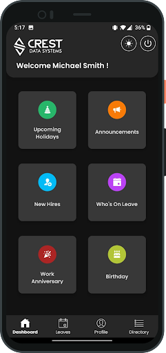 Crest HRMS Screen 3