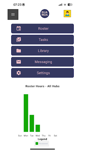 Android application Bua Nua screenshort
