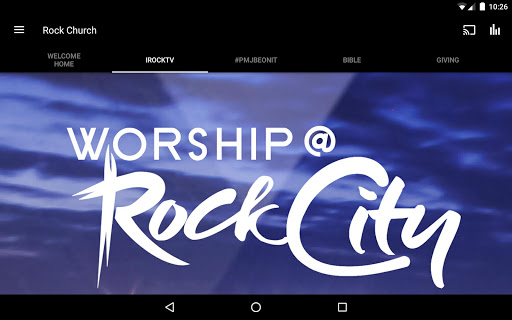 Screenshot of Rock City App
