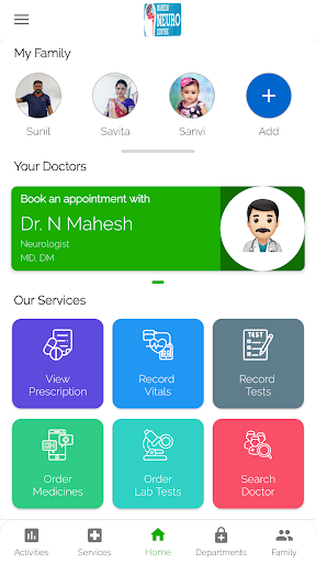 Android application Mahesh Child and Neuro Centre screenshort
