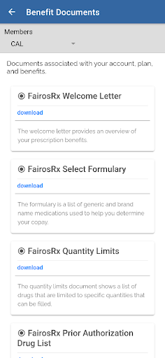 FairosRx App Screen 3