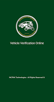 screenshot of Vehicle Verification Online