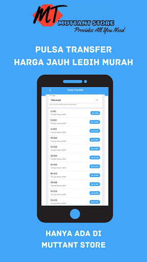 MuttantStore: Agen Pulsa Murah Screenshot