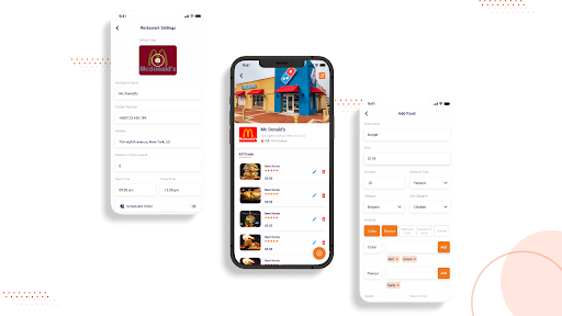 food bites Restaurant app Screen 3