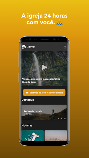 Android application MAVEC - Aplicativo Igreja screenshort