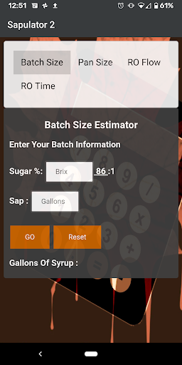 Android application Sapulator screenshort