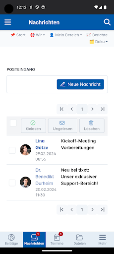 Extranet Screen 2