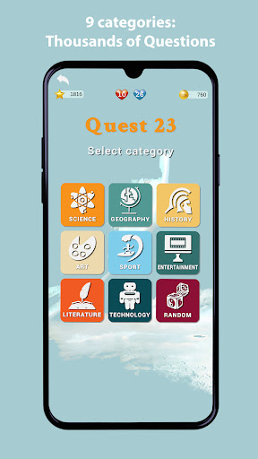 Android application OrbiQuest screenshort