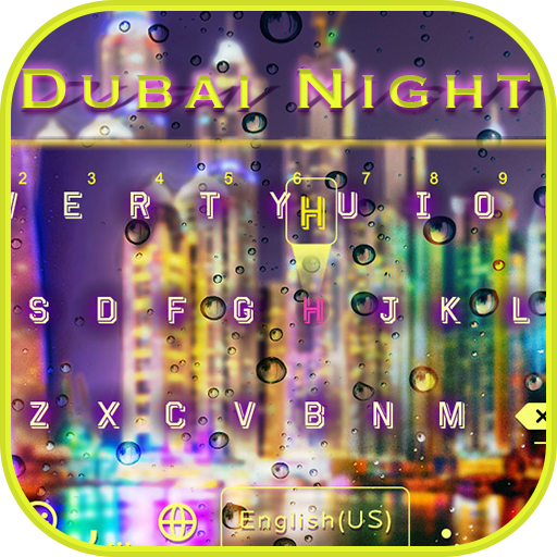 Dubai Night Keyboard Theme logo