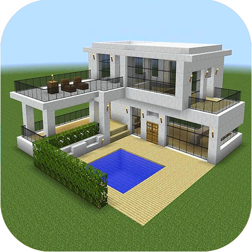 Moderne huiskaart vir MCPE Laai af op Windows