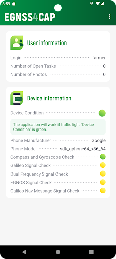 EGNSS4CAP Screen 2