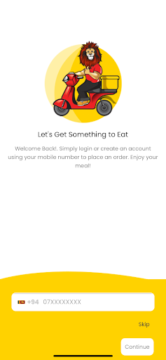 Android application Takeaway screenshort
