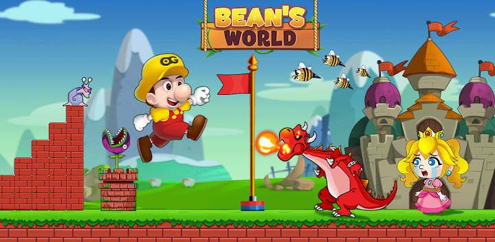Bean’s World Super: Run Games  MOD APK (One Hit) 4.1