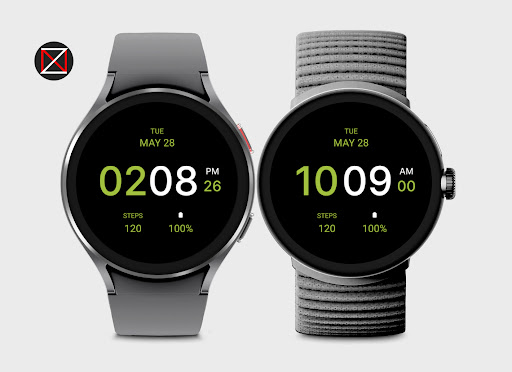Black One Watch Face Screen 3
