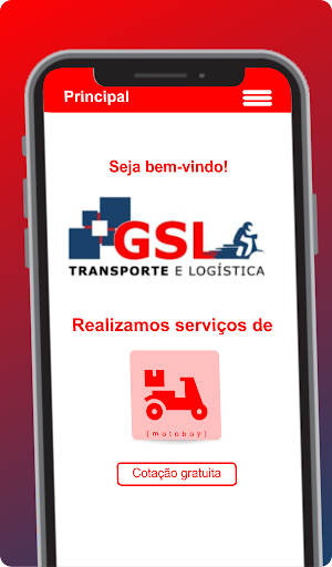 Android application GSL Transporte - Cliente screenshort