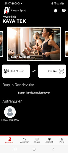 Android application Enfit screenshort