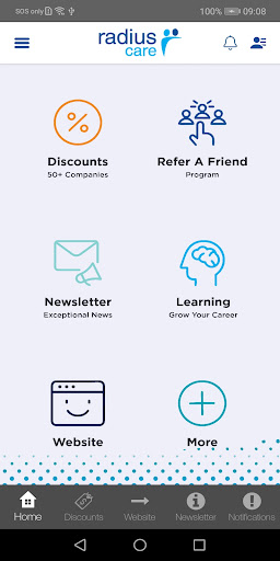 Android application Radius Staff screenshort