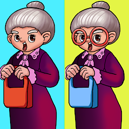 Ikonbilde Find Differences Anger Granny