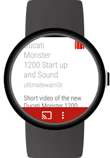 Video Player for YouTube on Wear OS smartwatches Screenshot