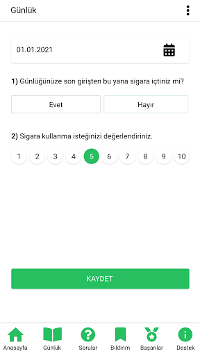 Bırakabilirsin Screen 2