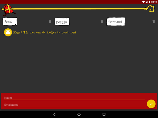 Screenshot of Lootjes Trekken