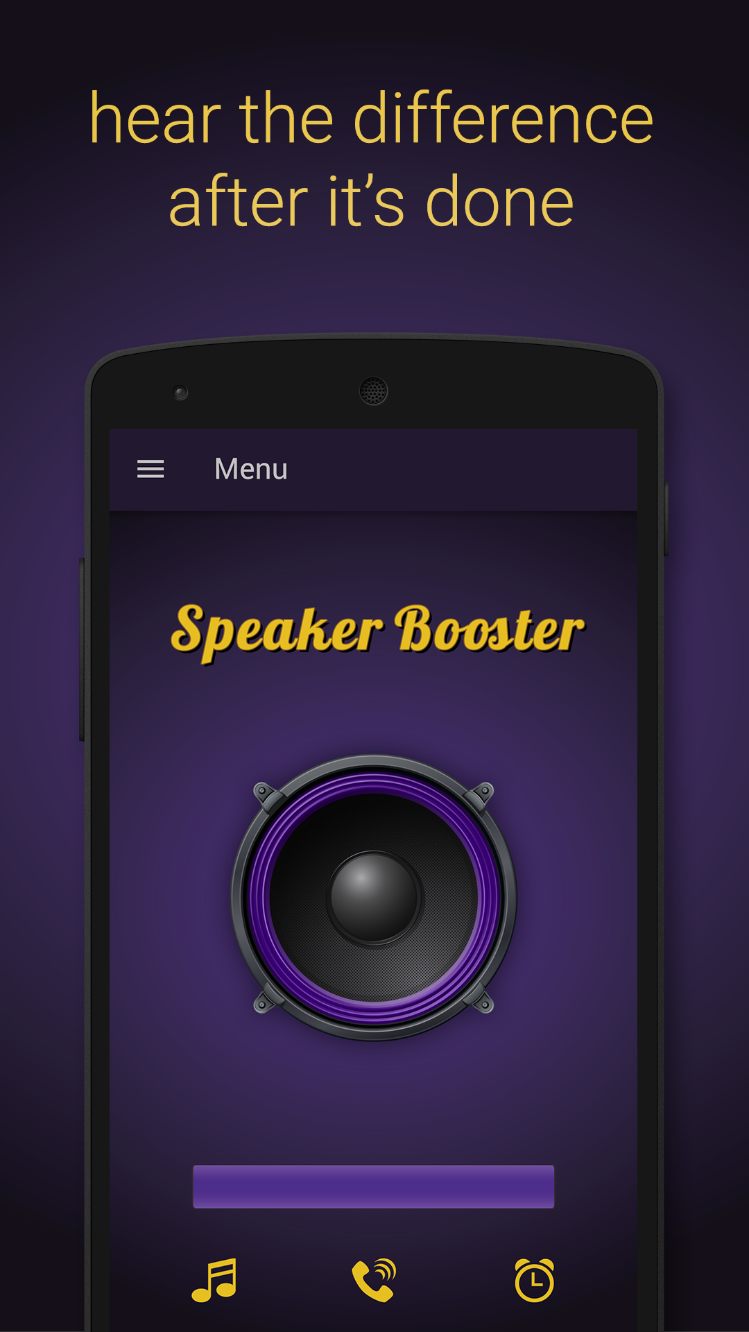 Android application Speaker Booster screenshort