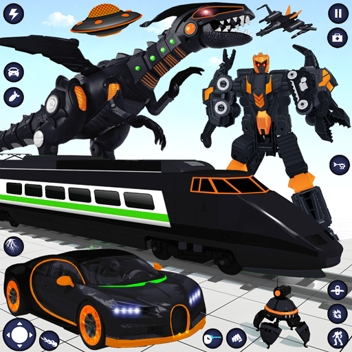 Dino Transform Robot Car Game 87 Icon
