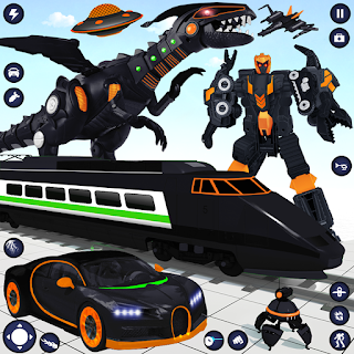 Dino Transform Robot Car Game apk