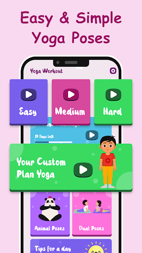 Screenshot of Yoga for kids workout