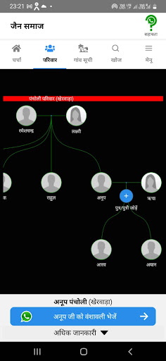 Android application Jain Social Network screenshort