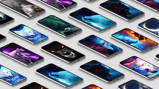 Android application Wolf Wallpapers HD screenshort