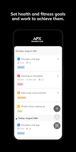 APX Training Club ekran görüntüsü