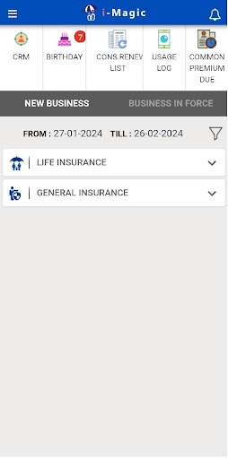 Android application i-Magic Advisor screenshort
