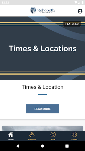 Android application Rehoboth Holy Temple COGIC screenshort