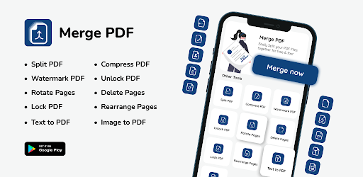 Android application Merge PDF : Combine PDF Files screenshort