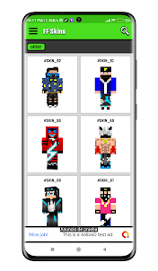 FF skins for Minecraft PE